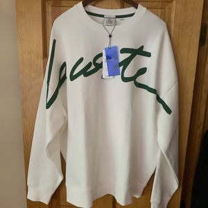 Lacoste Live Signature Green Sig Sweatshirt